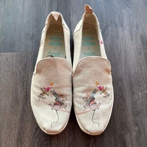 Tom’s Cinderella Women's Cream Canvas Slip-On Shoes